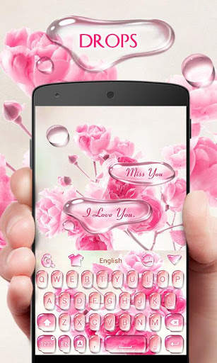GO Keyboard Theme Drops screenshot 4
