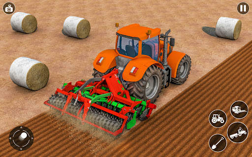 Tractor Driving Farming Sim स्क्रीनशॉट 8