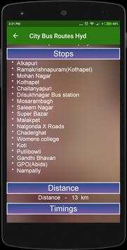 Hyderabad City Bus Info screenshot 5
