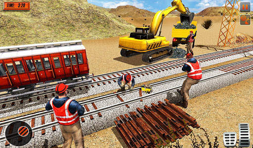 Heavy Machines Train Track Construction Simulator screenshot 6