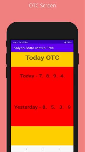 Kalyan Satta Matka Free - OTC & Panel Single Jodi screenshot 2
