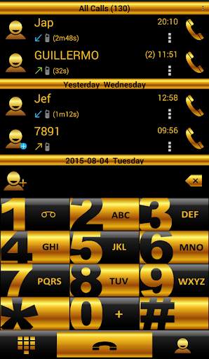 Theme Chess Gold RocketDial screenshot 1