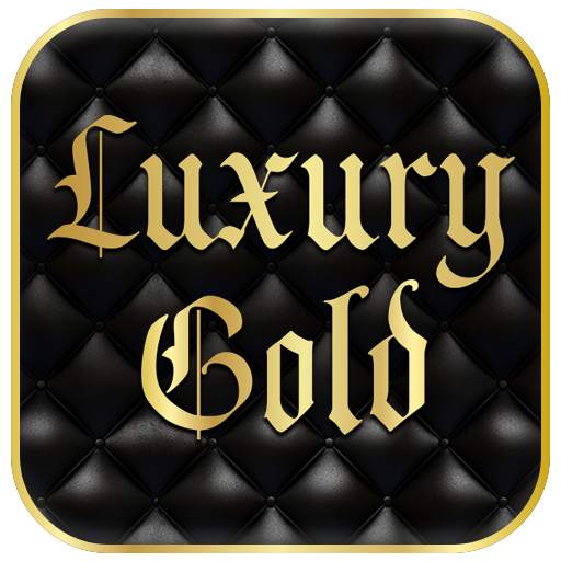 Luxury Golden Black Keyboard Theme 10001001