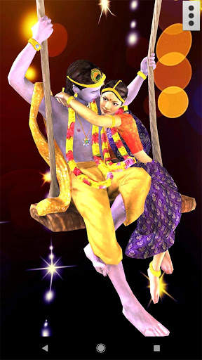 3D Radha Krishna Jhulan Live Wallpaper screenshot 5