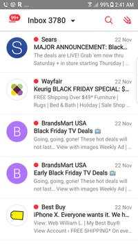 Email - Fast Mail for Android screenshot 1