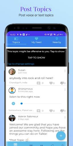 TalkMour - Share with people across the globe screenshot 2