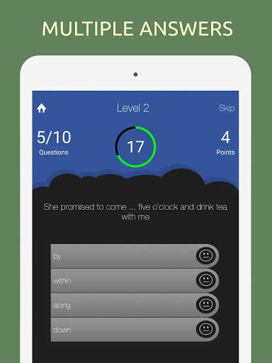 English Prepositions Quiz Game: Learn Prepositions screenshot 5