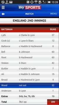 Sky Sports Live Cricket SC screenshot 2