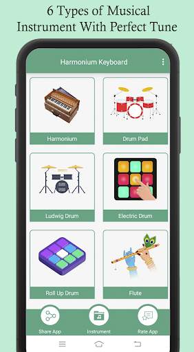 Harmonium Keyboard screenshot 1