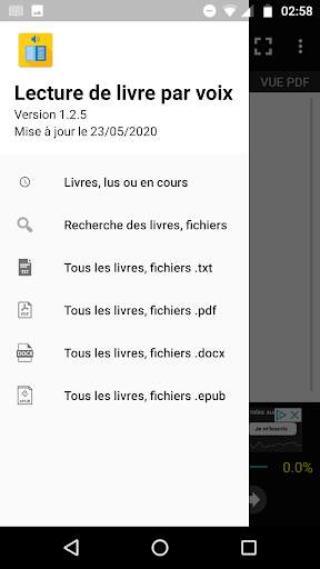 Lecture de livre par voix screenshot 1