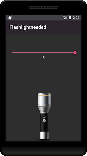 flashlight on screenshot 2
