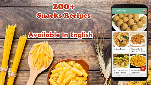 Snacks Recipe in English (Free) screenshot 1