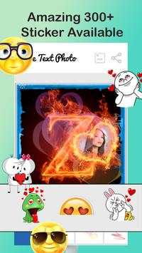 Fire Text Photo Frame screenshot 8