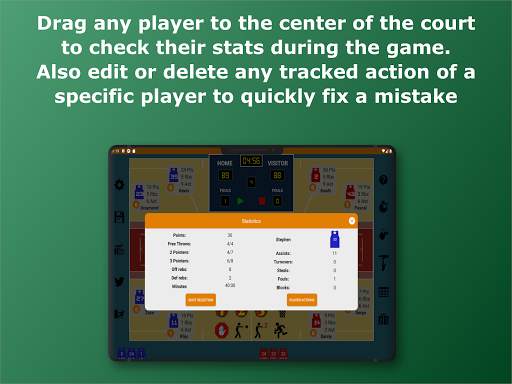 Basketball Stats Assistant - Basket stats keeper screenshot 14