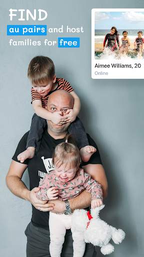 Aupair: Find your perfect Au Pair or host family! screenshot 1