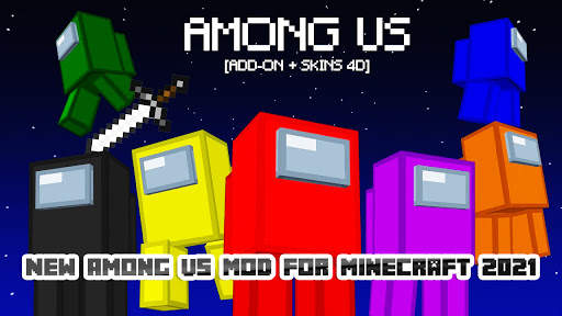 Free MCPE Mods : Among Us Mod for Minecraft 2021 screenshot 4