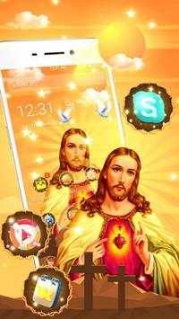 Jesus 3D Parallax Launcher Theme screenshot 3