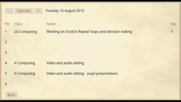 Teacher Planner Lite screenshot 3