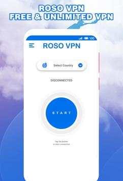 ROSO VPN unlimited & security VPN proxy screenshot 1