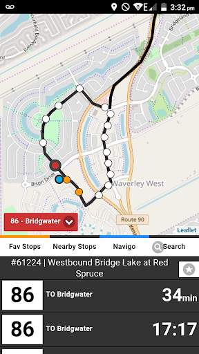 Winnipeg Transit - Live Bus Times (Map & Navigo) screenshot 2