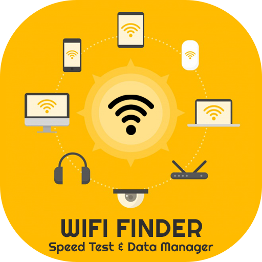 Wifi Finder - Data Manager &amp; Speed Test icon