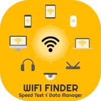 Wifi Finder - Data Manager & Speed Test logo