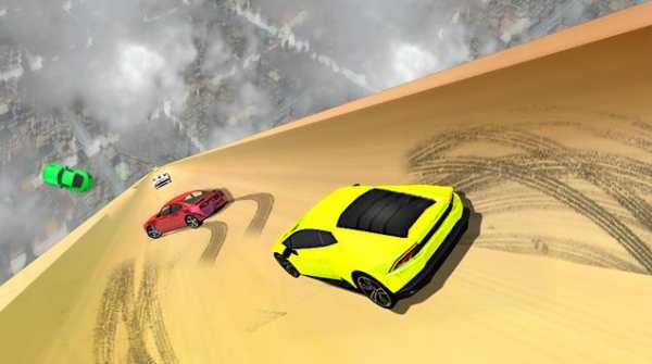 Mega Ramp Car Racing Stunts in Police Crime City स्क्रीनशॉट 1