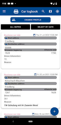 Car logbook App screenshot 6