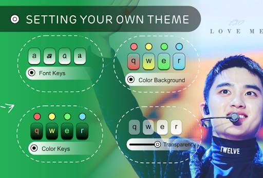Do Kyung Soo EXO Theme Keyboard screenshot 3