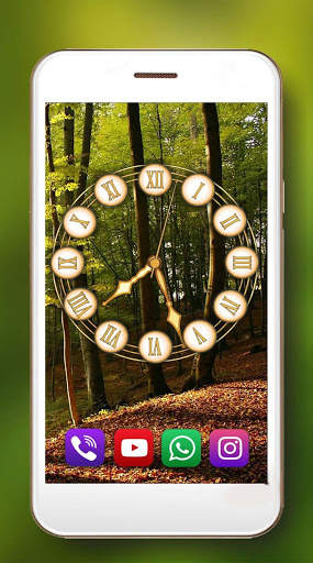 Forest Clock Live Wallpaper screenshot 4