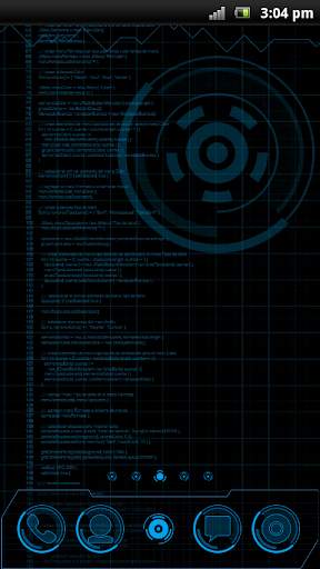 JARVIS MARK - Theme GO Launcher EX screenshot 1