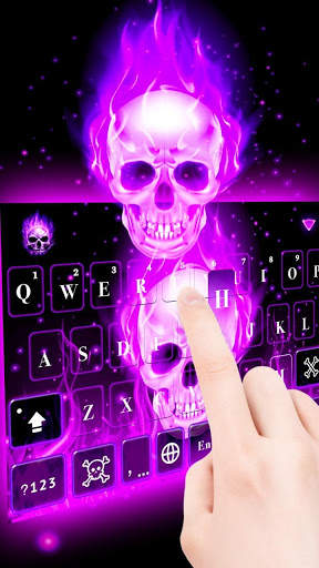 Skeleton Keyboard Theme स्क्रीनशॉट 2