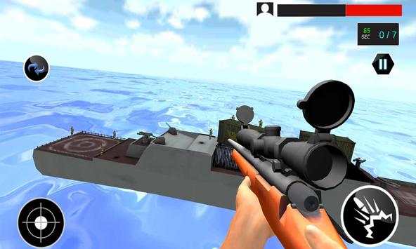 Battleship Sniper Menembak screenshot 4