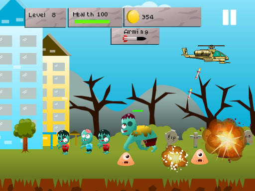 Helicopter Zombie War screenshot 4