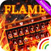 Burning Animated Keyboard logo