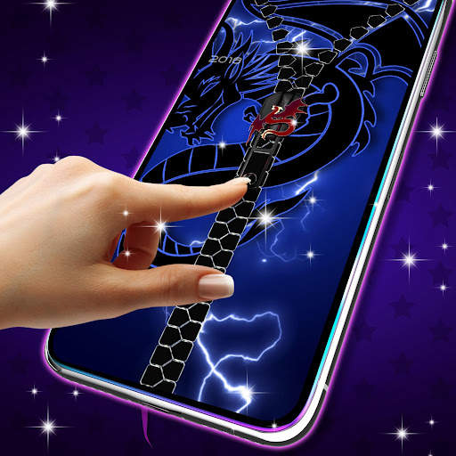Dragon lock screen zipper screenshot 2