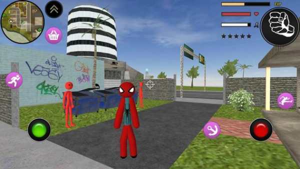 Spider Stickman Rope Hero Rise of The Warriors screenshot 3