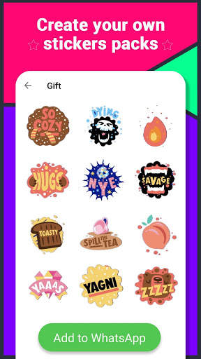 Booyah - Stickers for WhatsApp screenshot 6
