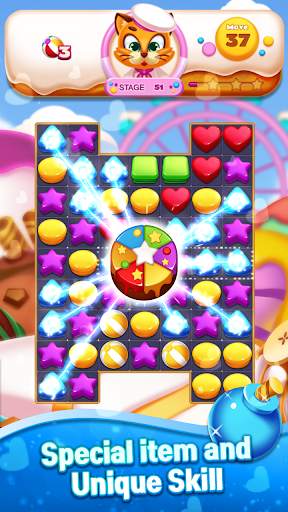 Sweet Cookie World: Match 3 screenshot 4