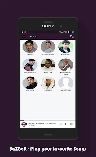 SaZGeR - Listen and download Baluchi songs screenshot 7