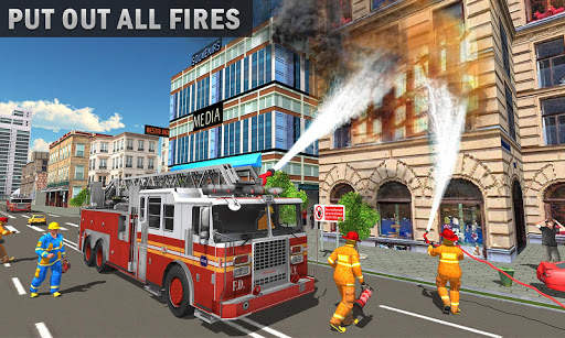 Firefighter Truck Simulator: Rescue Games screenshot 3