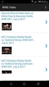 Videos of WWE - WWE Video screenshot 1