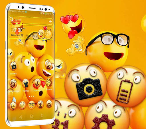 Cool Emoji Launcher Theme скриншот 2