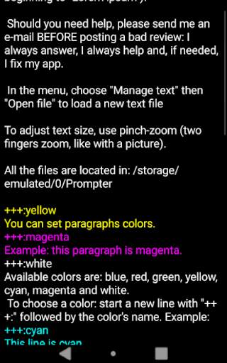 A Prompter for Android screenshot 8