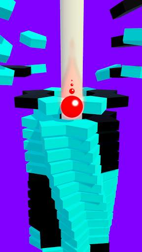 Spiral Tumpukan Permainan bola screenshot 2