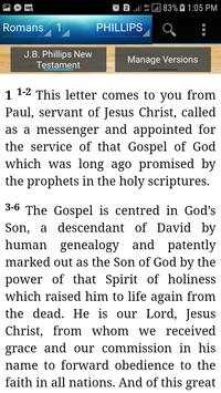 Holy Bible J.B. Phillips New Testament(Phillips) screenshot 9