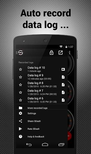 Hondata s300 dash logger-SDash screenshot 4