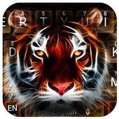 Neon Tiger Keyboard Theme icon