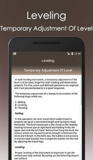 Surveying and Leveling Civil Notes screenshot 3