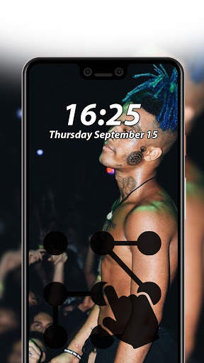 XXXTentacion Pattern Lock Screen 🔒 screenshot 5